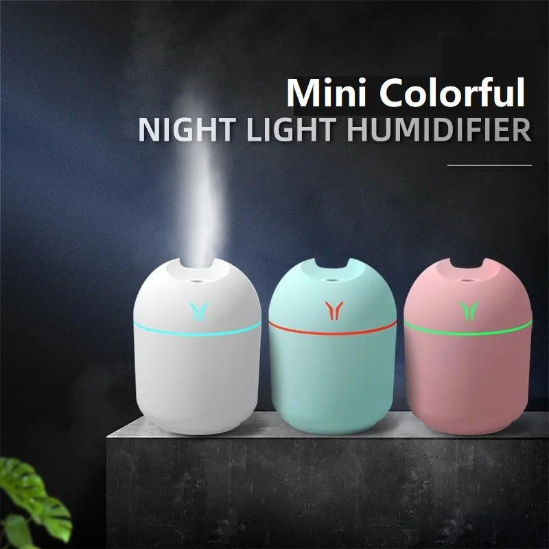 Mini Umidificador De Ar E Difusor Aromaterapia Portátil Usb Led - LojaLira