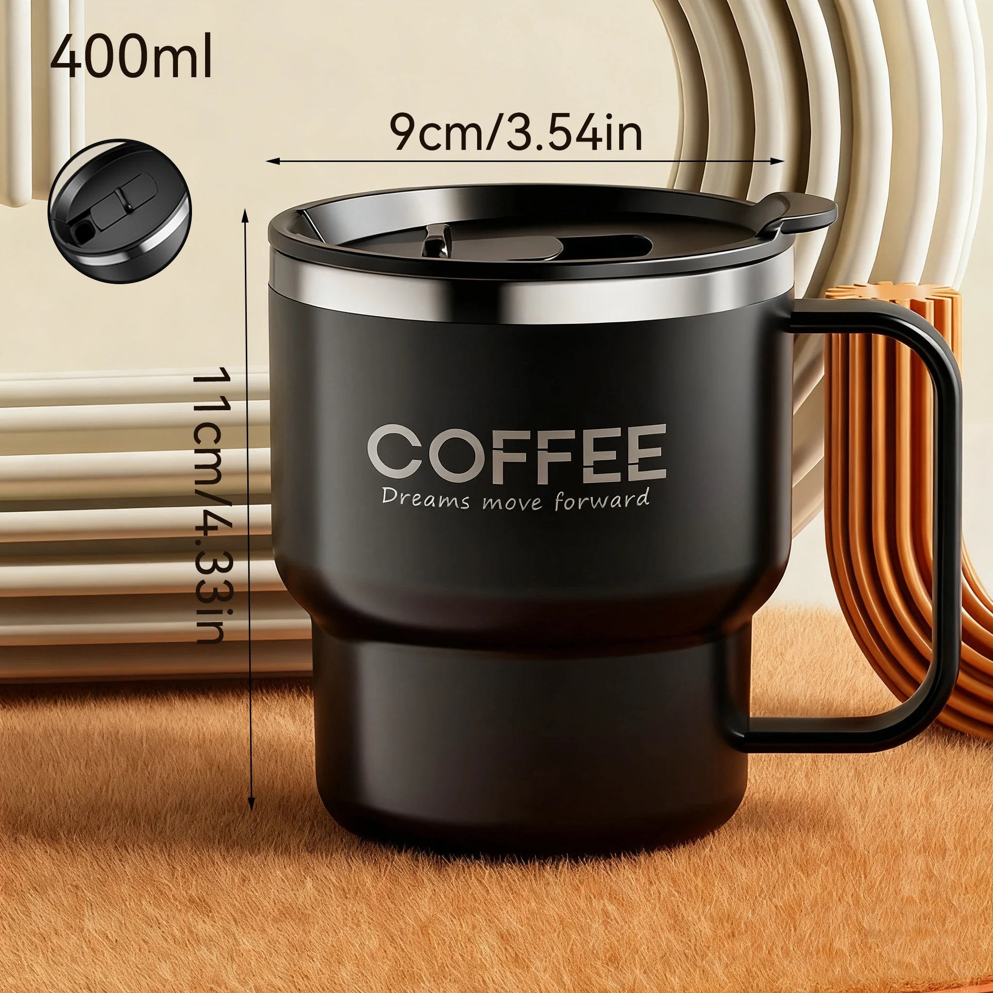 Caneca Térmica de Aço Inox - LojaLira