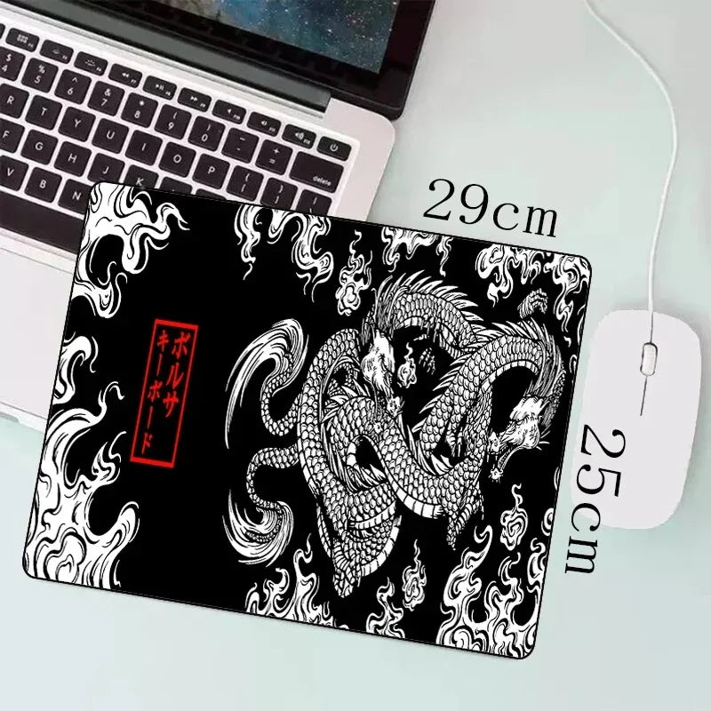 Mousepad Gigante Dragão Japonês Speed - Tapete de Mesa Gamer para Teclado e Mouse - LojaLira