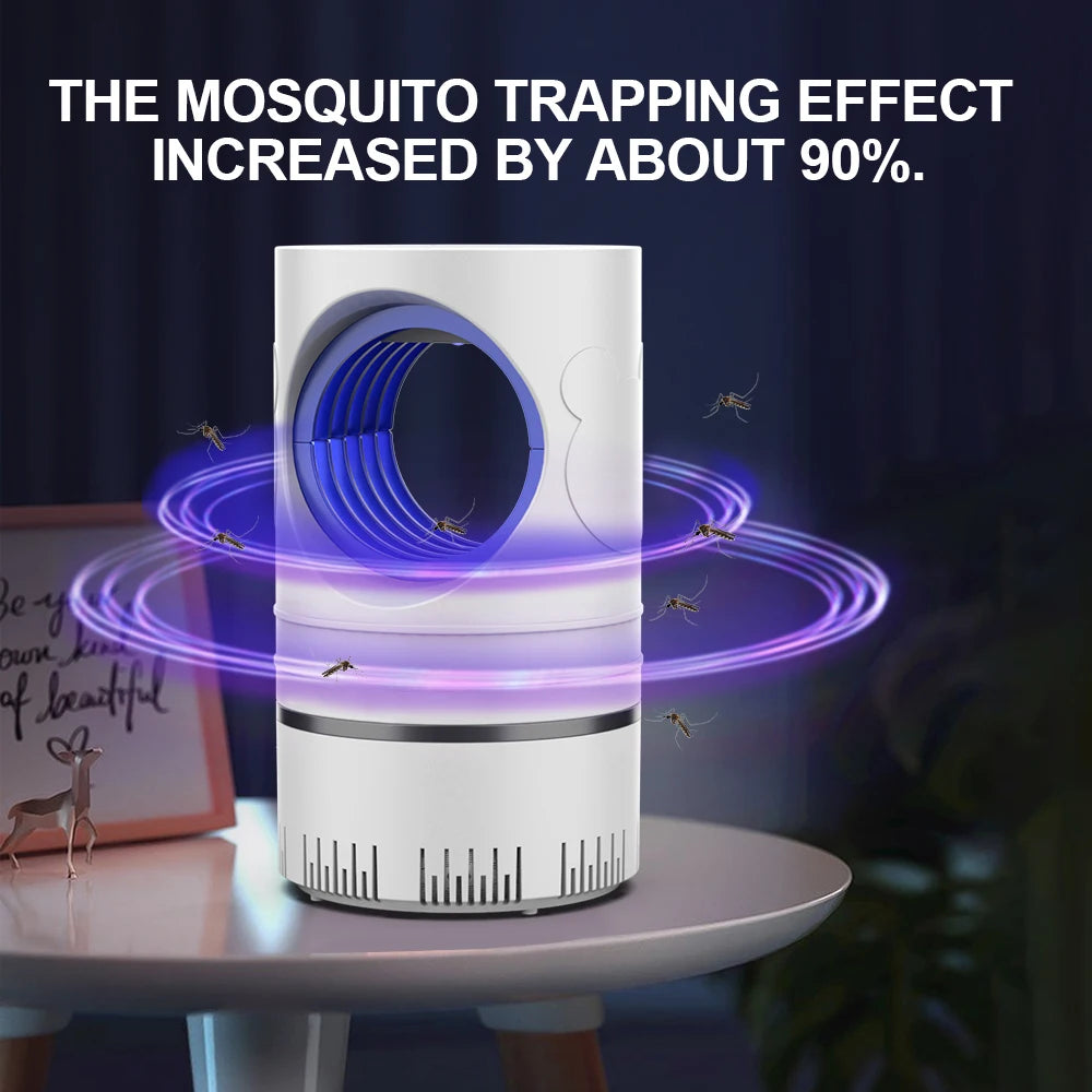 Mata Mosquito Elétrico Luminária Armadilha Sucção - LojaLira