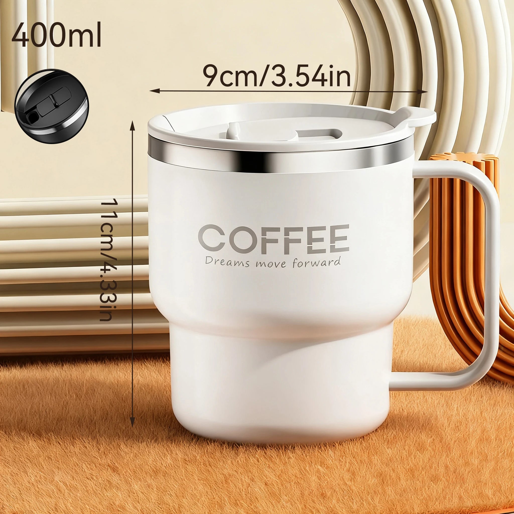 Caneca Térmica de Aço Inox - LojaLira