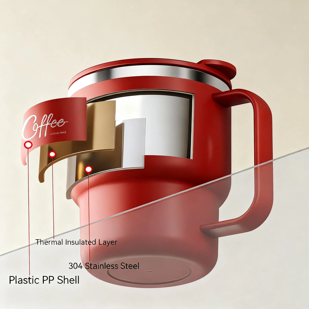 Caneca Térmica de Aço Inox - LojaLira