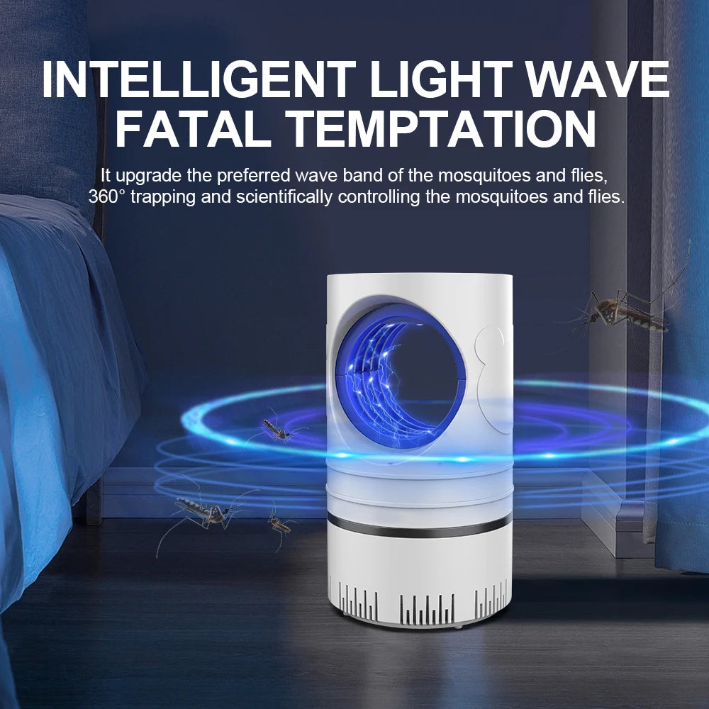 Mata Mosquito Elétrico Luminária Armadilha Sucção - LojaLira
