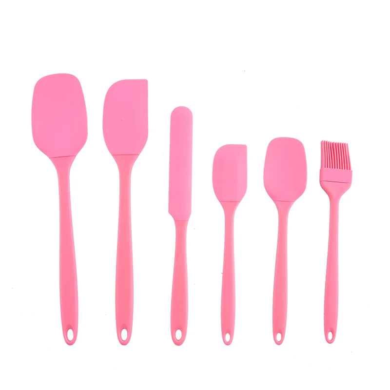 Kit de Utensílios de Cozinha em Silicone com 6 Peças - LojaLira