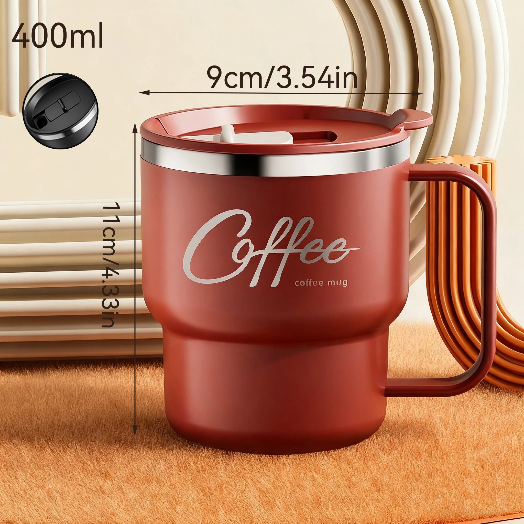 Caneca Térmica de Aço Inox - LojaLira