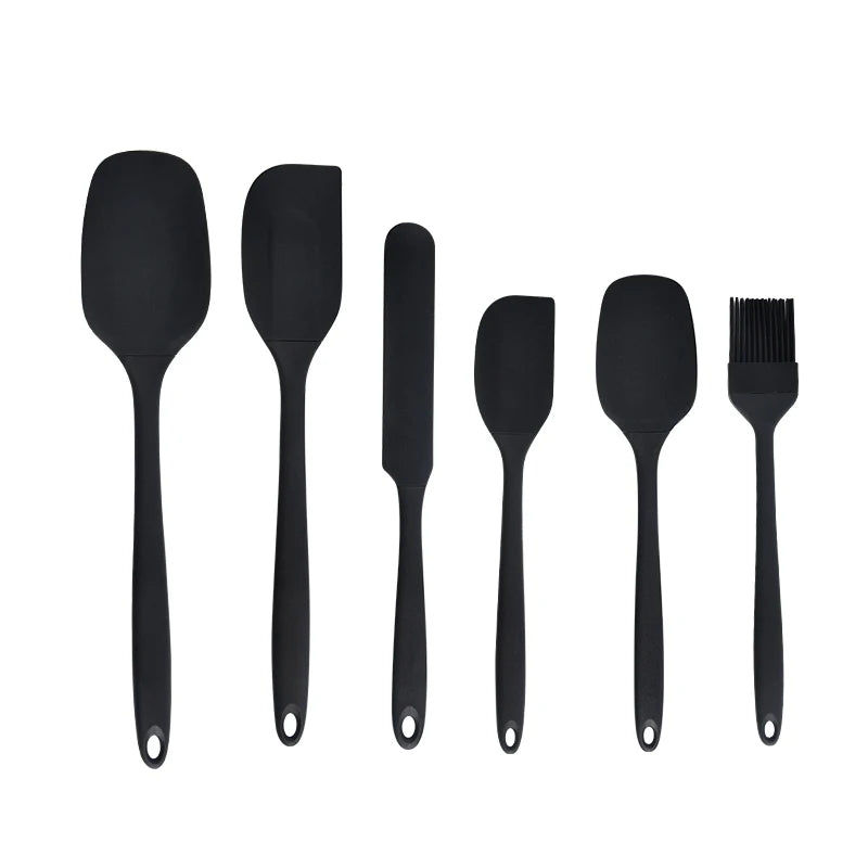 Kit de Utensílios de Cozinha em Silicone com 6 Peças - LojaLira
