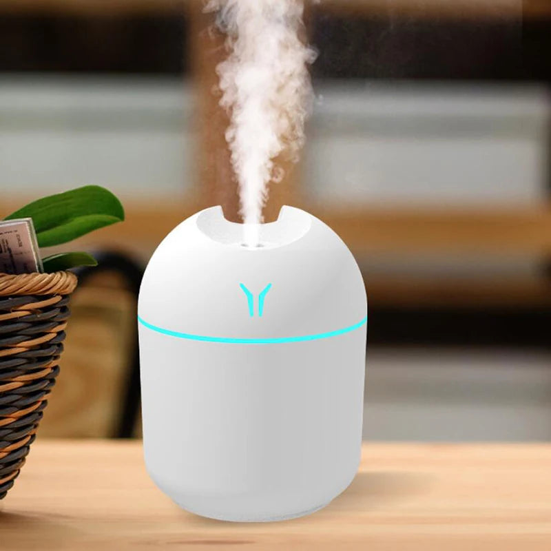 Mini Umidificador De Ar E Difusor Aromaterapia Portátil Usb Led - LojaLira