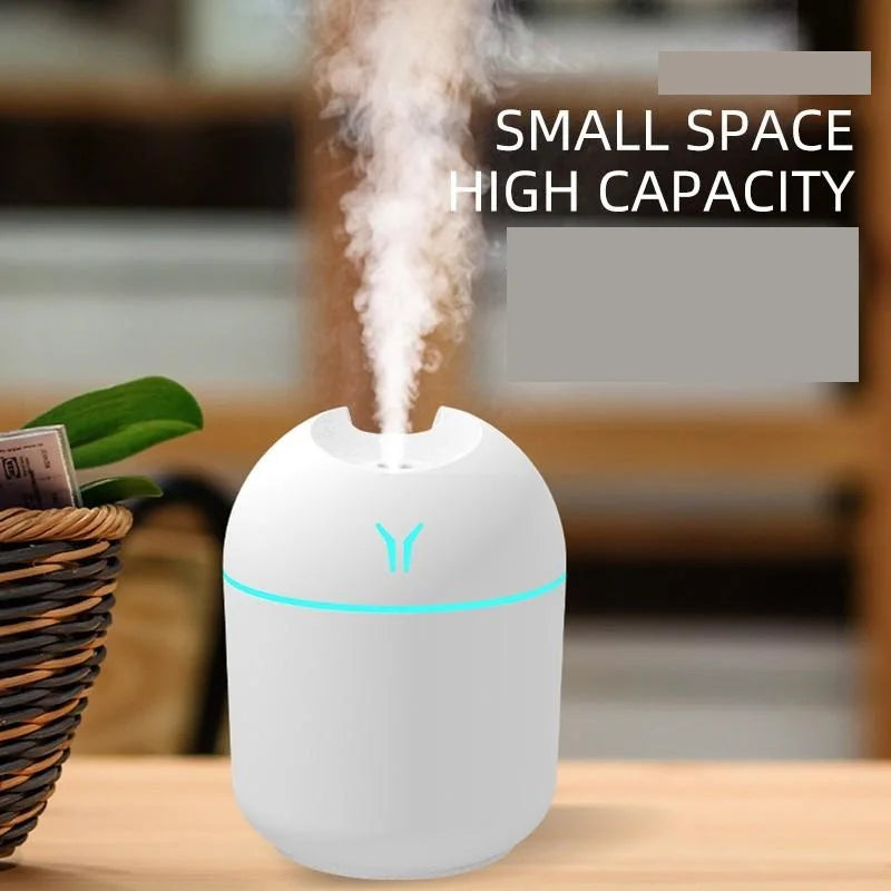 Mini Umidificador De Ar E Difusor Aromaterapia Portátil Usb Led - LojaLira