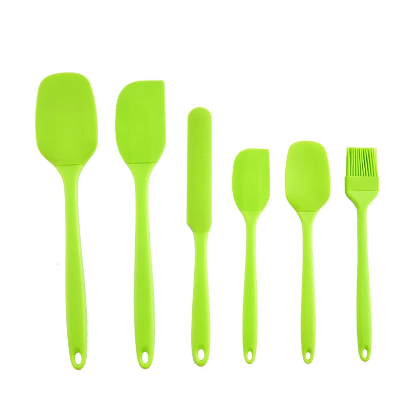 Kit de Utensílios de Cozinha em Silicone com 6 Peças - LojaLira