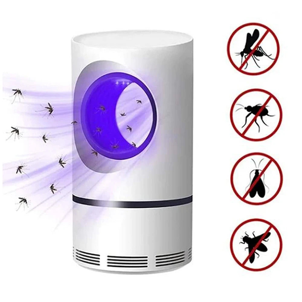 Mata Mosquito Elétrico Luminária Armadilha Sucção - LojaLira