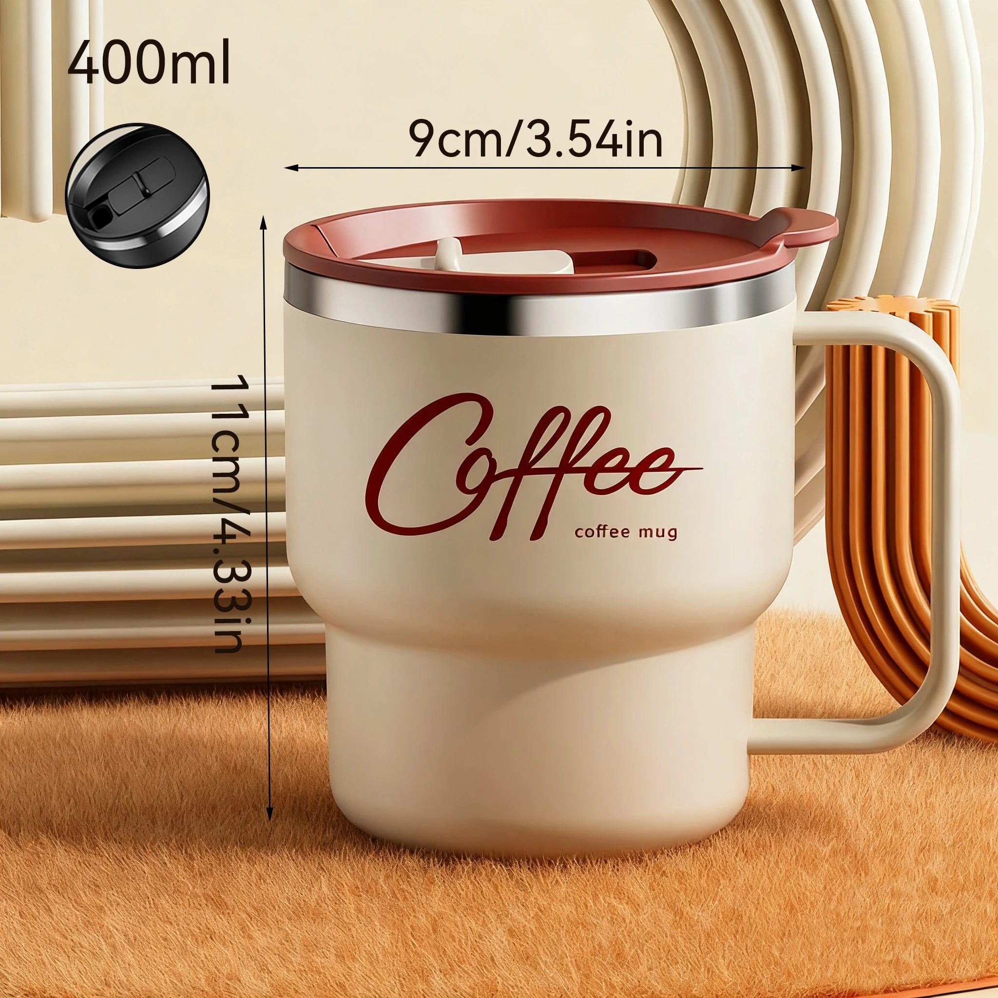 Caneca Térmica de Aço Inox - LojaLira