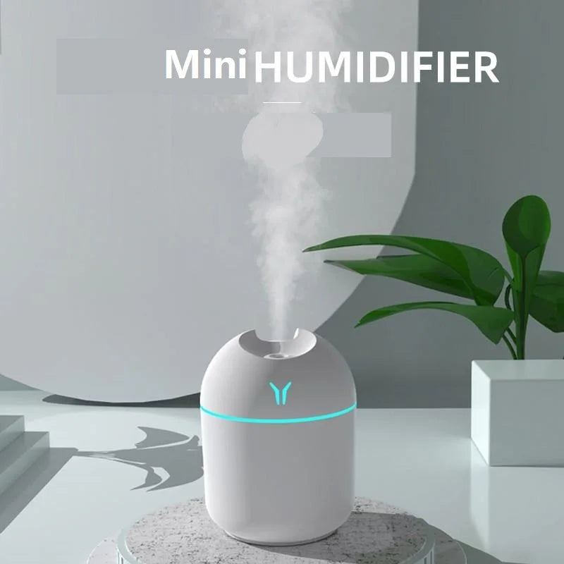 Mini Umidificador De Ar E Difusor Aromaterapia Portátil Usb Led - LojaLira
